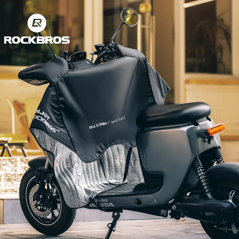 

ROCKBROS Electromobile Summer Windshield Windproof Suncreen Breathable Foldable Knee Leg Electric Motorbike Windproof Cover