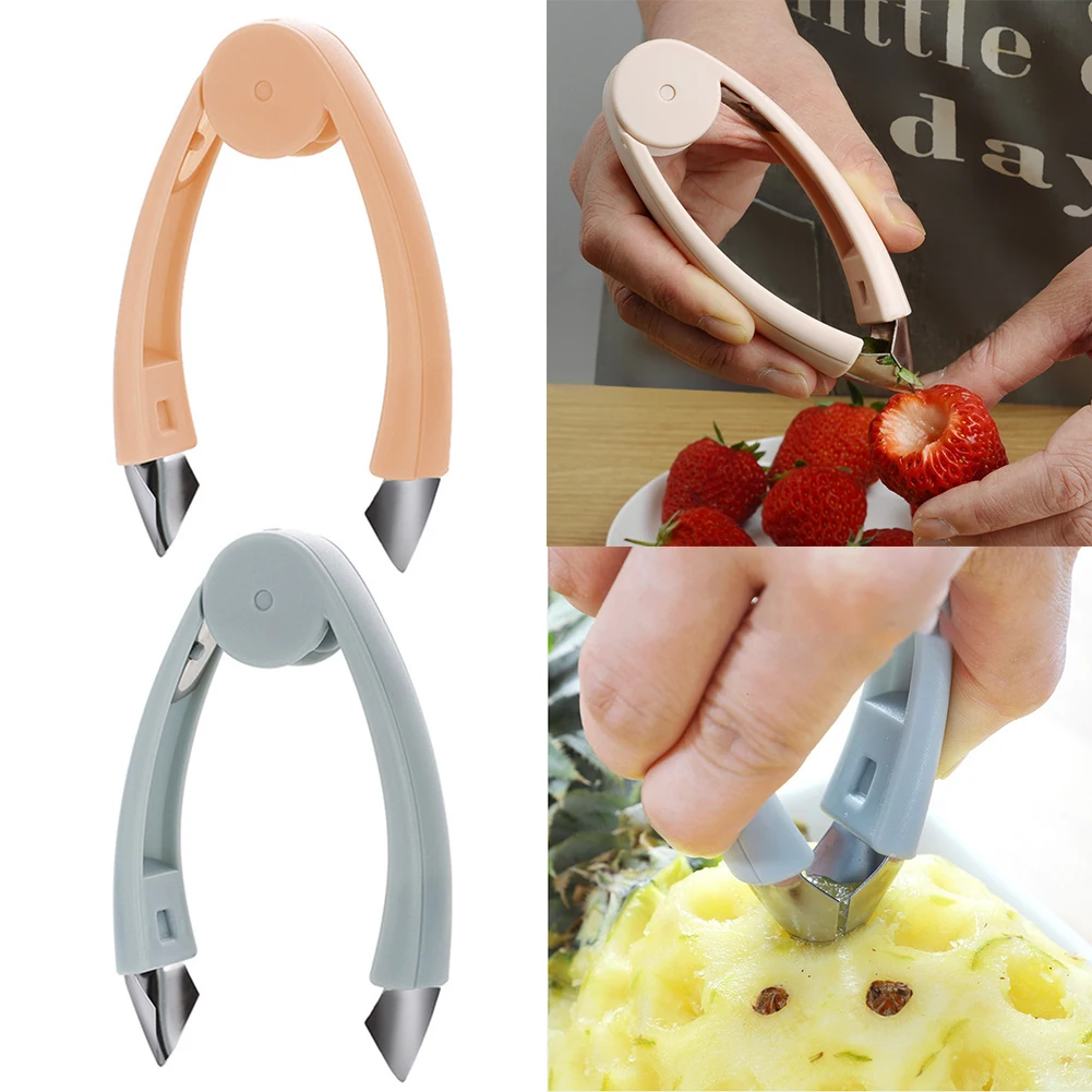 Stainless Steel Pineapple Peeler Strawberry Clip Fruit Pineapple Eye Remover Practical Seed Remover Clip Kitchen Fruit Tools
Stainless Steel Pineapple Peeler Strawberry Clip Fruit Pineapple Eye Remover Practical Seed Remover Clip Kitchen Fruit Tools