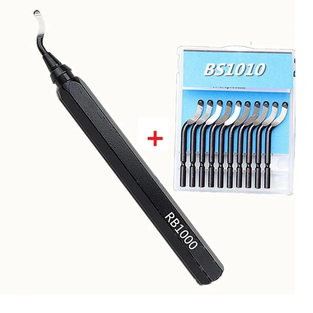 1set Metal Cutting Handle Quick Clamping Deburring Handle RB1000 Handle Trimming Device With 10 Blades
1set Metal Cutting Handle Quick Clamping Deburring Handle RB1000 Handle Trimming Device With 10 Blades