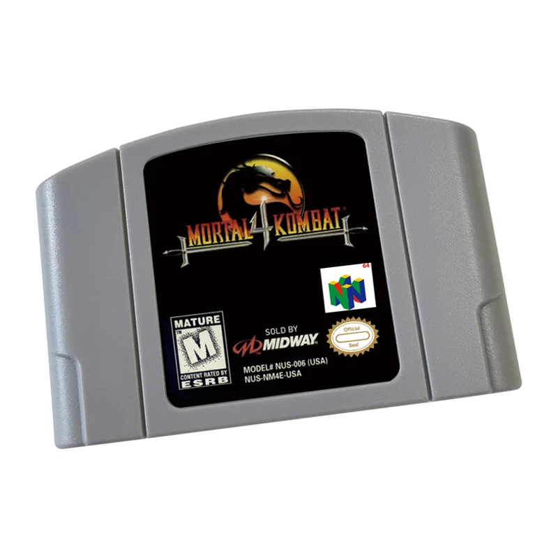 Mortal-Kombat-4 для игровой карты N64 консоль версии США и ЕС 64-битный картридж видеоигр в