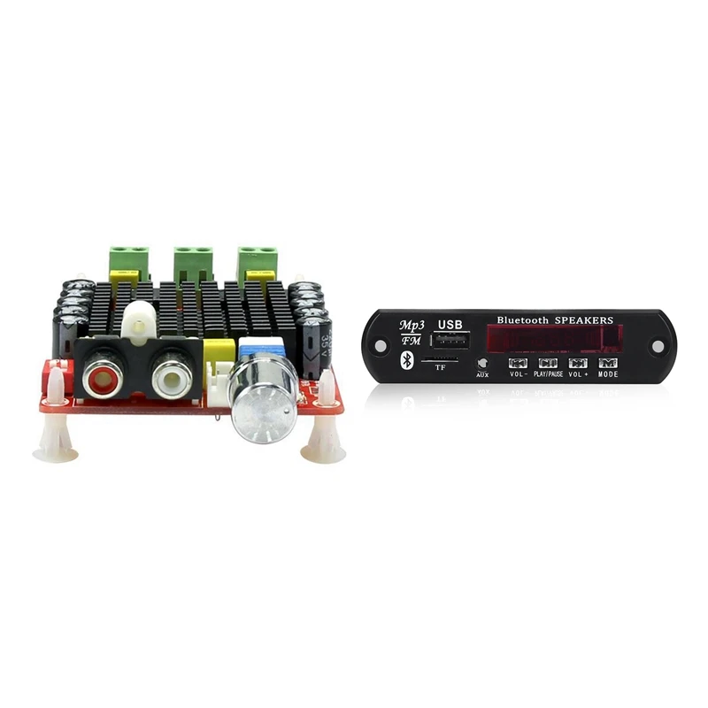 1Pcs Tda7498 Digital Power Amplifier Board 100W & 1Pcs Bluetooth 5.0 Mp3 Decoder Board Dc 5V 12V For Car Phone
1Pcs Tda7498 Digital Power Amplifier Board 100W & 1Pcs Bluetooth 5.0 Mp3 Decoder Board Dc 5V 12V For Car Phone