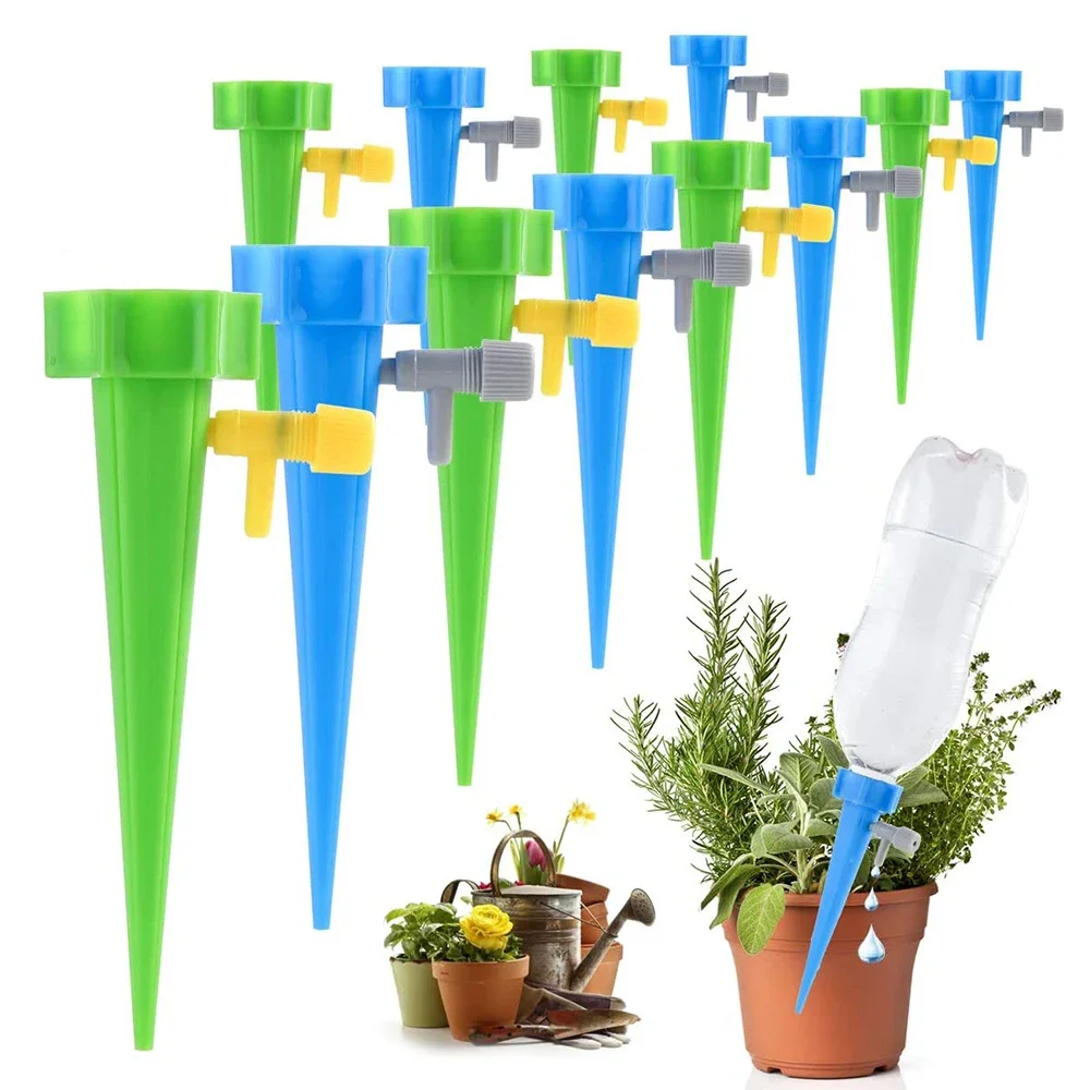 1/6/12 PCS Auto Drip Irrigation Watering System Dripper Spike Kits Garden Household Plant Flower Automatic Waterer Tools
1/6/12 PCS Auto Drip Irrigation Watering System Dripper Spike Kits Garden Household Plant Flower Automatic Waterer Tools
