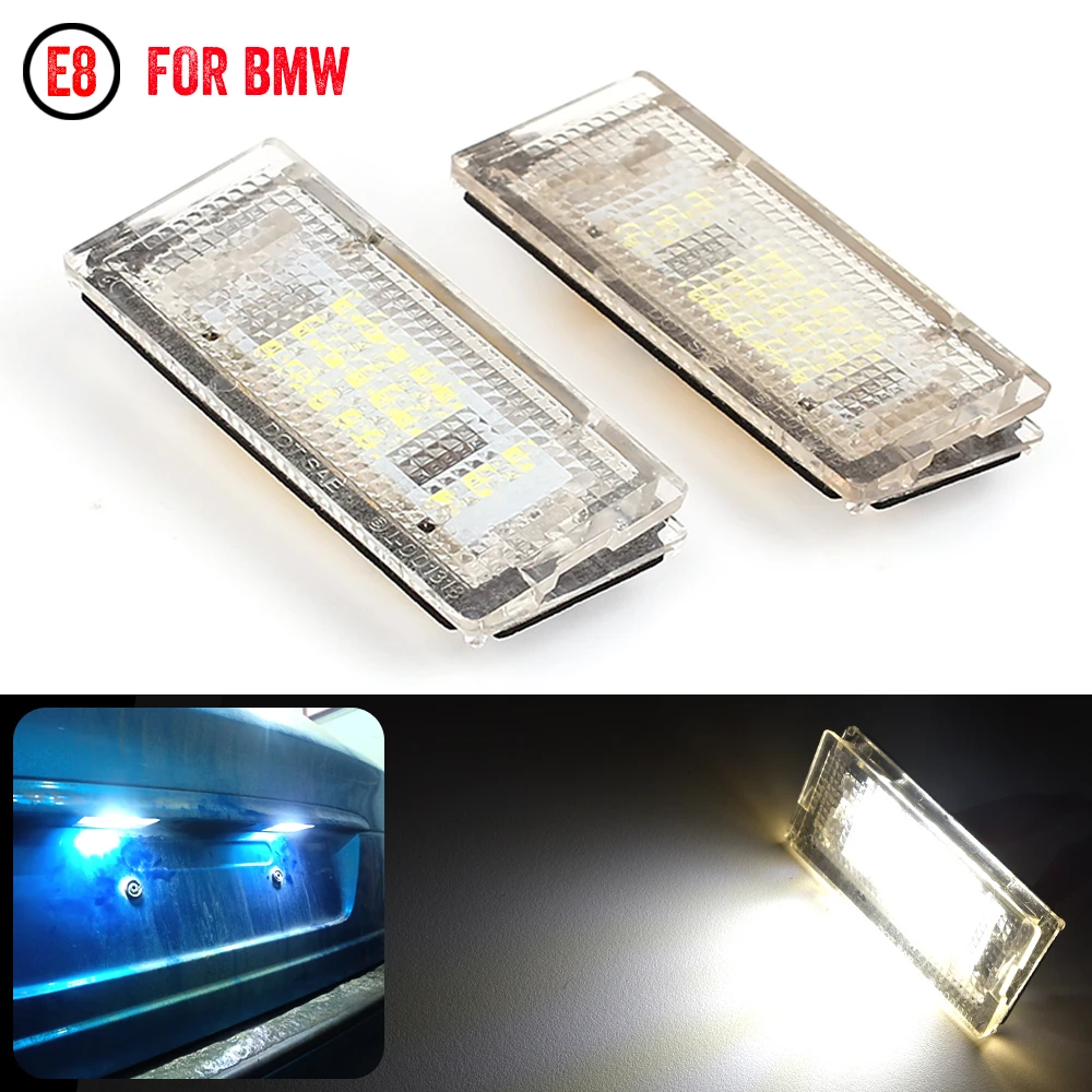 2Pcs 6500K 3528 SMD LED License Number Plate Lights White Canbus Error Free for BMW 3-series E46 1998-2005 3 4 5 Doors 12V
2Pcs 6500K 3528 SMD LED License Number Plate Lights White Canbus Error Free for BMW 3-series E46 1998-2005 3 4 5 Doors 12V