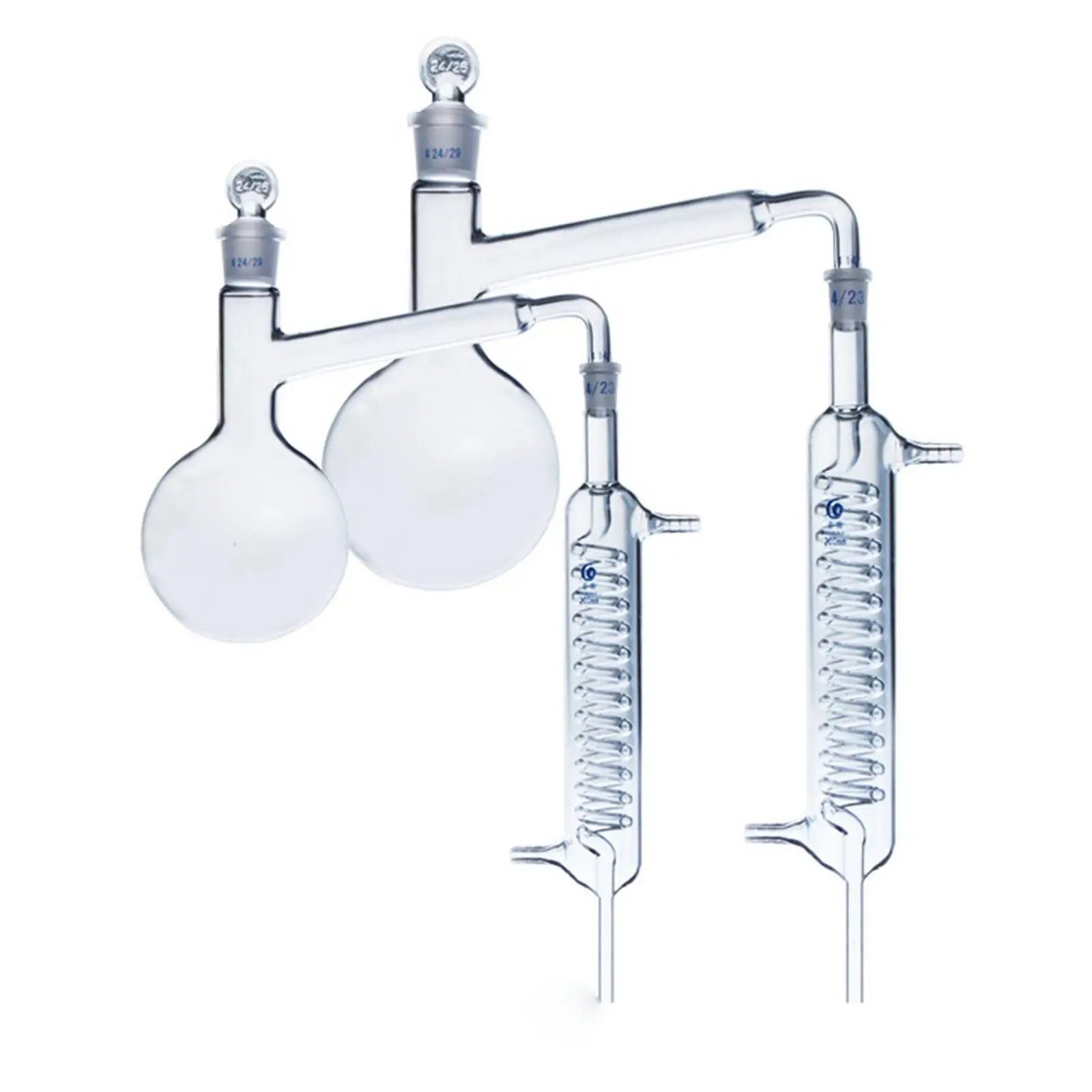 500ml 1000ml Lab Distilling Apparatus Round Bottom Flask with Coil Glass Condenser
500ml 1000ml Lab Distilling Apparatus Round Bottom Flask with Coil Glass Condenser