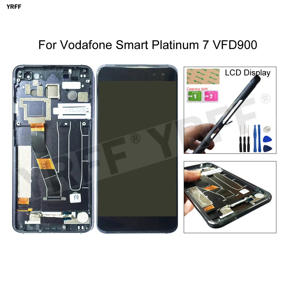 Mobile Phone LCD Screens For Vodafone Smart Platinum 7 VFD900 LCD Display With Frame Touch Screen Digitizer Glass Panel Sensor
Mobile Phone LCD Screens For Vodafone Smart Platinum 7 VFD900 LCD Display With Frame Touch Screen Digitizer Glass Panel Sensor
