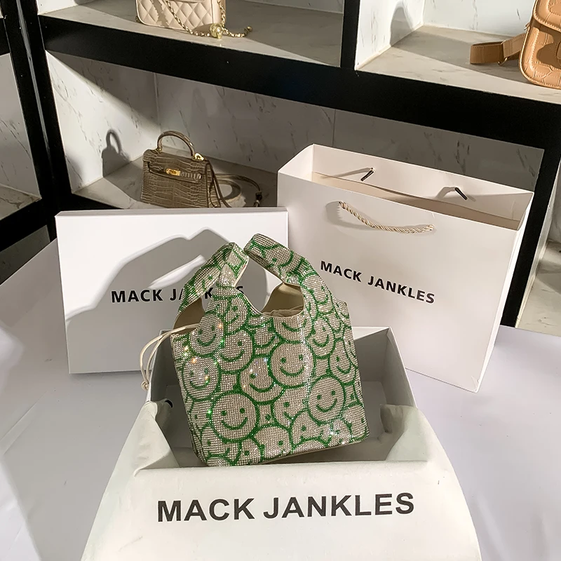 Green Colored Rhinestone Bucket Handbag Women Bling Shiny Diamond Clutch Purse Evening Bag Crossbody Shoulder Bag Messenger Bag
Green Colored Rhinestone Bucket Handbag Women Bling Shiny Diamond Clutch Purse Evening Bag Crossbody Shoulder Bag Messenger Bag