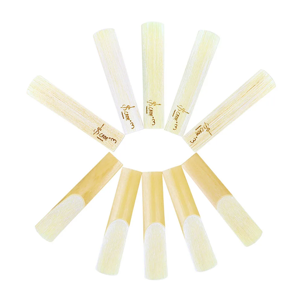 10 PCS Clarinet Reeds Strength 2 2.5 3 Woodwind Instrument Clarinet Accessories High Quality Reed For Clarinet Professionals
10 PCS Clarinet Reeds Strength 2 2.5 3 Woodwind Instrument Clarinet Accessories High Quality Reed For Clarinet Professionals