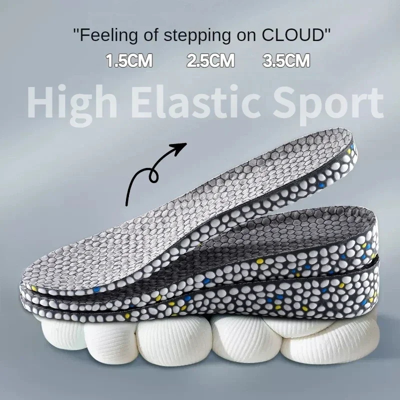 Heighted Sports Insole for Shoes PU Popped Rice Particle Foam Invisible Soft Hiking Protects Knees Templates Feet Men Women
Heighted Sports Insole for Shoes PU Popped Rice Particle Foam Invisible Soft Hiking Protects Knees Templates Feet Men Women