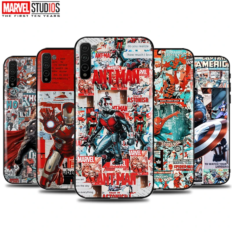 Marvel Avengers Phone Case For Huawei Honor 10 10i 10X 9 9X Lite 9A 9S 9C 8X Max Back Carcasa Funda Black Silicone Cover
Marvel Avengers Phone Case For Huawei Honor 10 10i 10X 9 9X Lite 9A 9S 9C 8X Max Back Carcasa Funda Black Silicone Cover