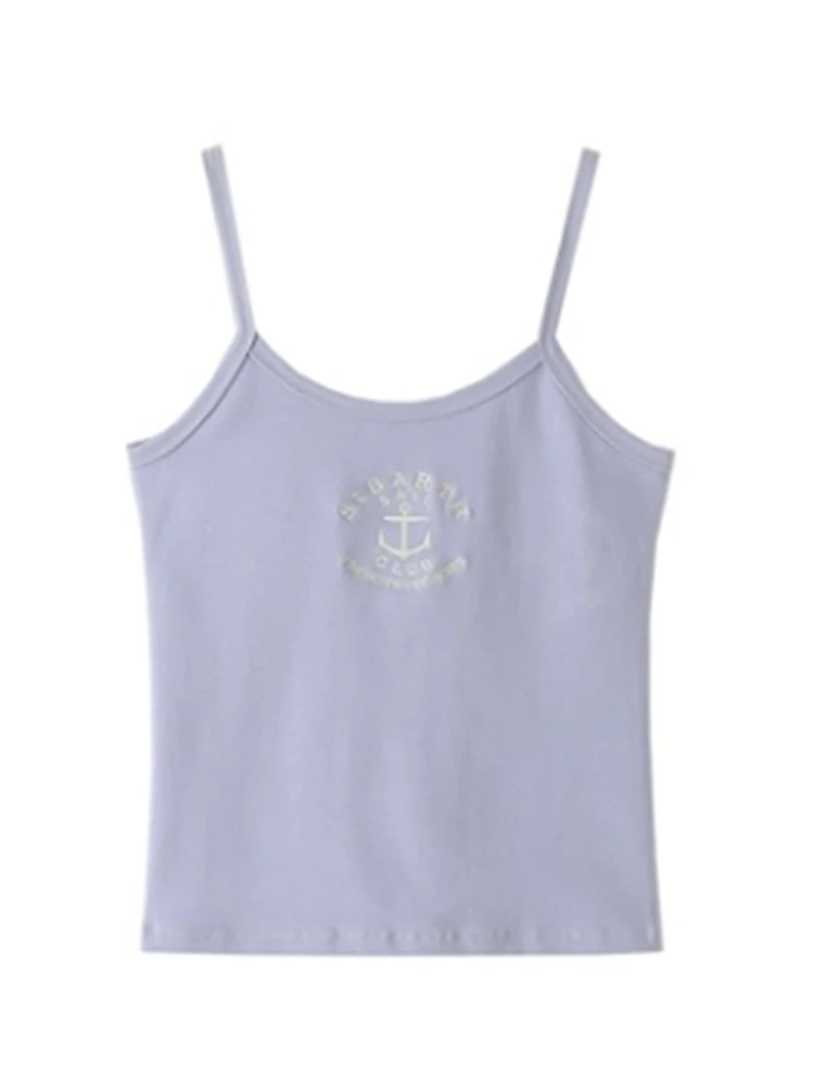 Casual Women Blue Retro Short Slim Camisole 2022 Summer Fashion Ladies Sweet Spice Female Knitted Sleeveless Top
Casual Women Blue Retro Short Slim Camisole 2022 Summer Fashion Ladies Sweet Spice Female Knitted Sleeveless Top