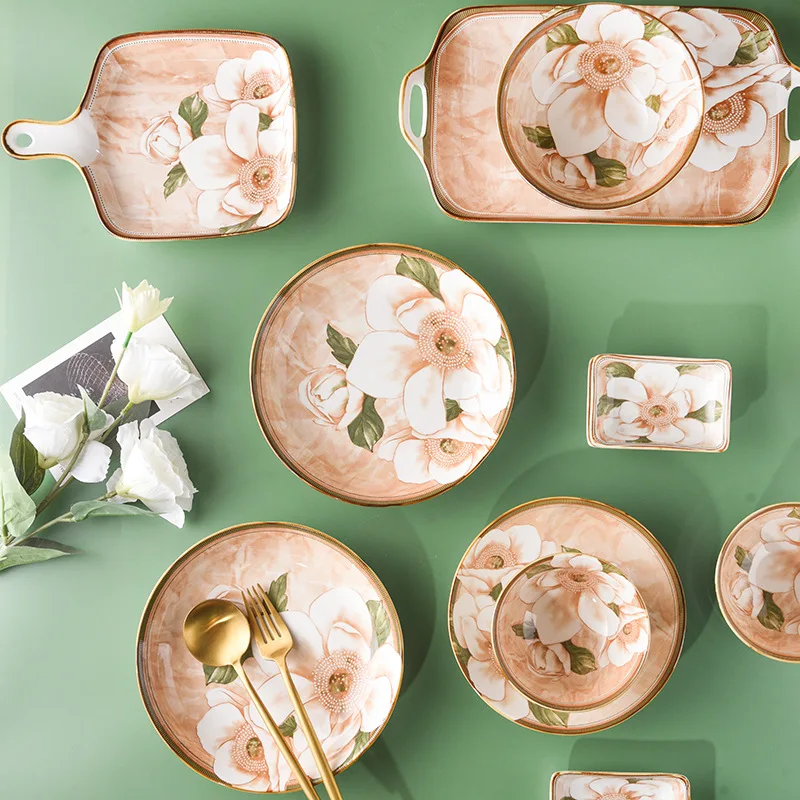 Nordic Dining Table Creative Dinner Plate Luxury Table Plates Meal Tray Kitchen Tableware Dishes Dish Plates for Food Tables Set
Nordic Dining Table Creative Dinner Plate Luxury Table Plates Meal Tray Kitchen Tableware Dishes Dish Plates for Food Tables Set