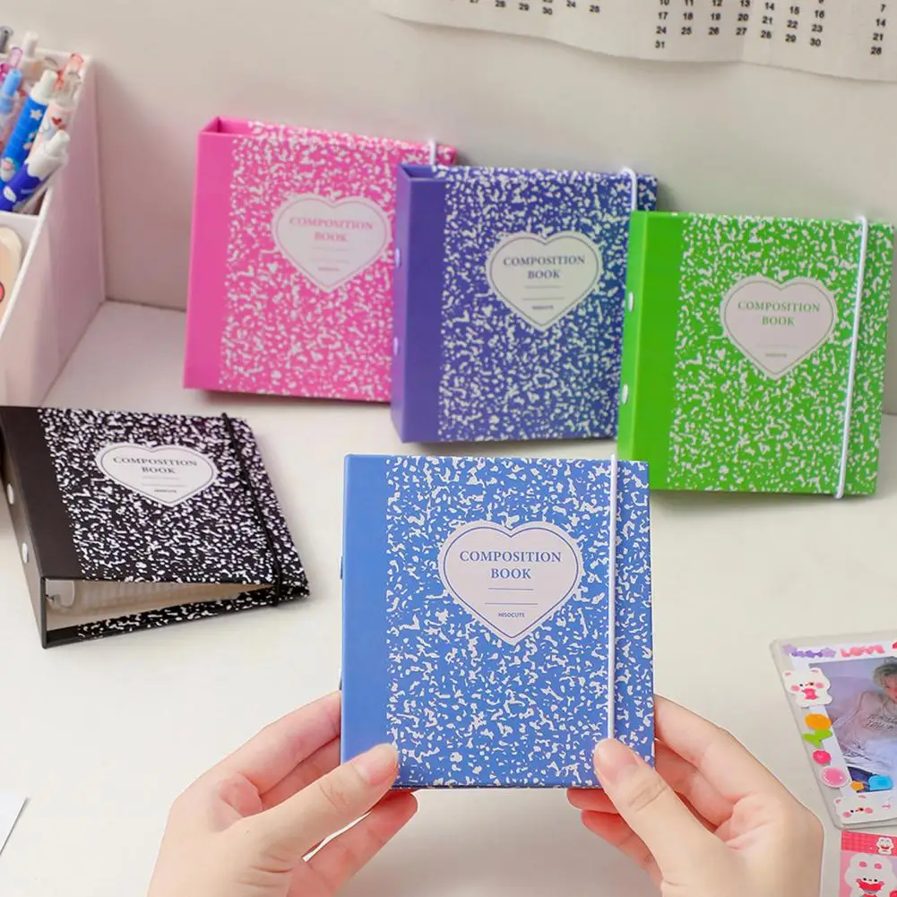 Photo Storage Album Useful Transparent Inner Reusable Stone Print Mini 3 Holes Album for Home
Photo Storage Album Useful Transparent Inner Reusable Stone Print Mini 3 Holes Album for Home