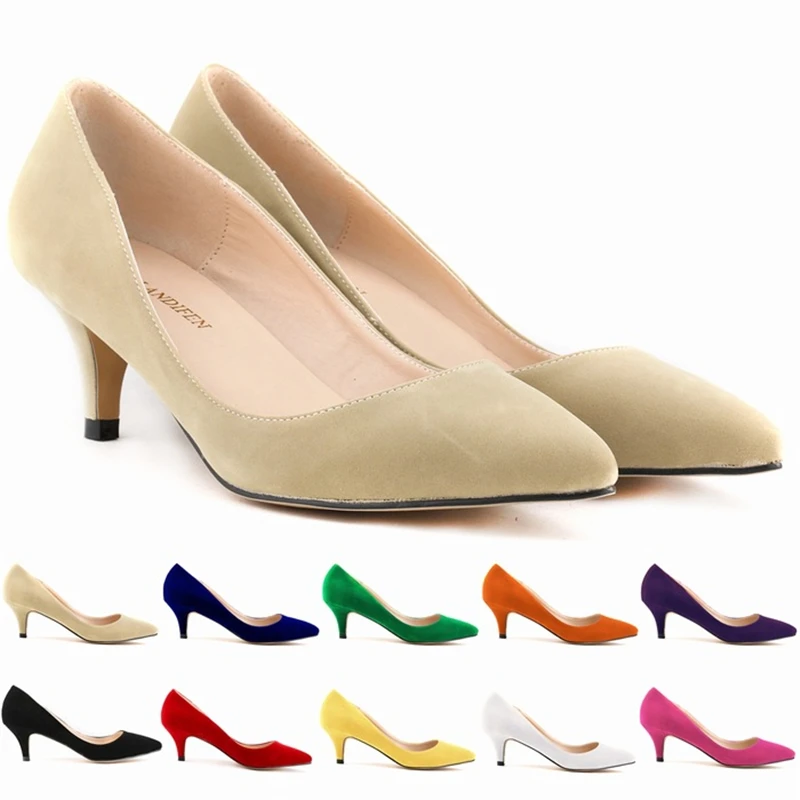 Women Pumps Suede Pure Color Women Shoes Thin Heels Pointed Toe Women High Heel Wedding Shoes Luxury Top Fashion Sale
Women Pumps Suede Pure Color Women Shoes Thin Heels Pointed Toe Women High Heel Wedding Shoes Luxury Top Fashion Sale