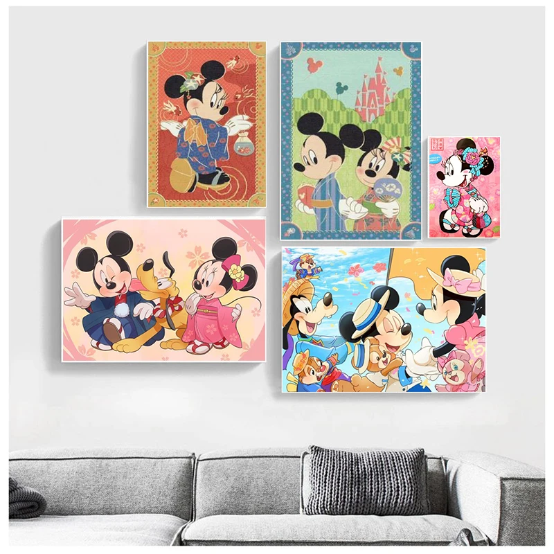 Мультфильм Микки Минни в кимоно картины на холсте Disney аниме плакаты и принты настенные картины для гостиной домашний декор
Мультфильм Микки Минни в кимоно картины на холсте Disney аниме плакаты и принты настенные картины для гостиной домашний декор