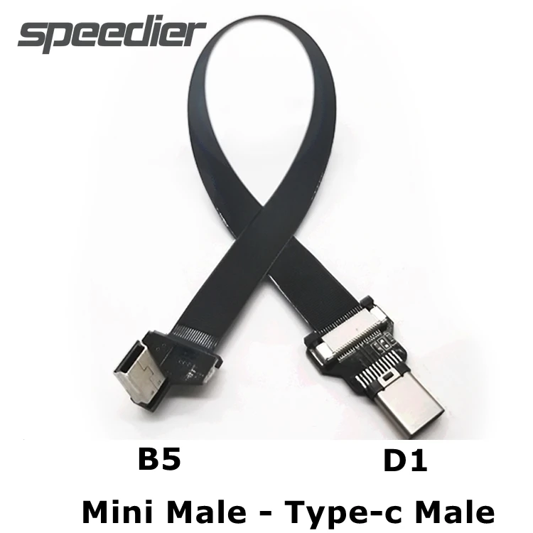 NEW 5-100CM Type C-Mini USB Ribbon Cable FPV USB FFC Flexible Cable 90 Degree Mini/Type C Male/Female 20Pin FPC Extension Cord
NEW 5-100CM Type C-Mini USB Ribbon Cable FPV USB FFC Flexible Cable 90 Degree Mini/Type C Male/Female 20Pin FPC Extension Cord