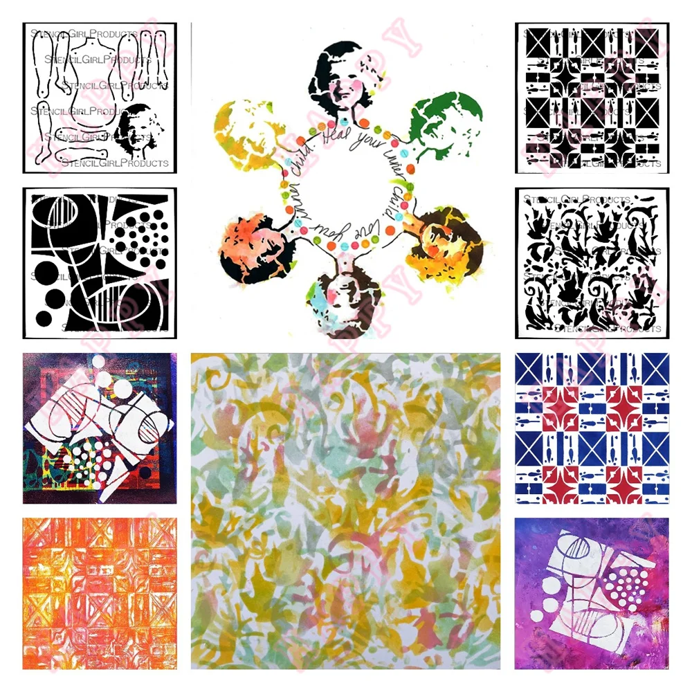 Plastic Stencils Picnic Check Garden Scrapbooking Painting Phone Album Decoration Embossing DIY Craft Paper Doll Champagne Mould
Plastic Stencils Picnic Check Garden Scrapbooking Painting Phone Album Decoration Embossing DIY Craft Paper Doll Champagne Mould