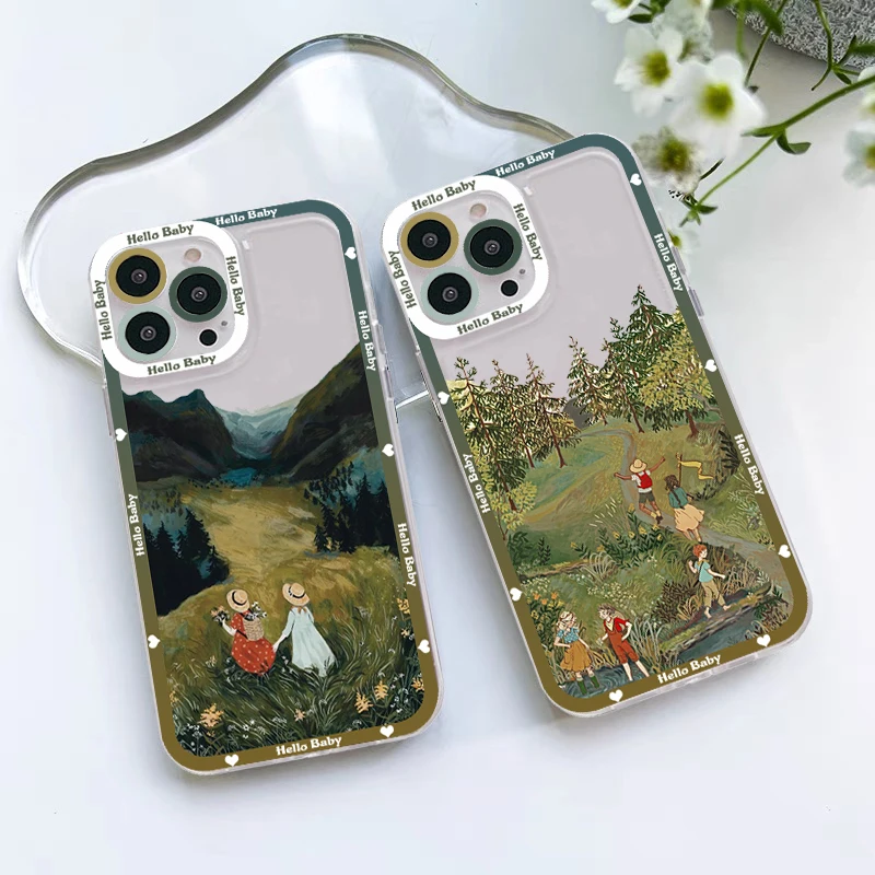 Cartoon Scenery Girl Phone Case for iPhone 11 12 13 Mini Pro Max 14 Pro Max Case shell
Cartoon Scenery Girl Phone Case for iPhone 11 12 13 Mini Pro Max 14 Pro Max Case shell