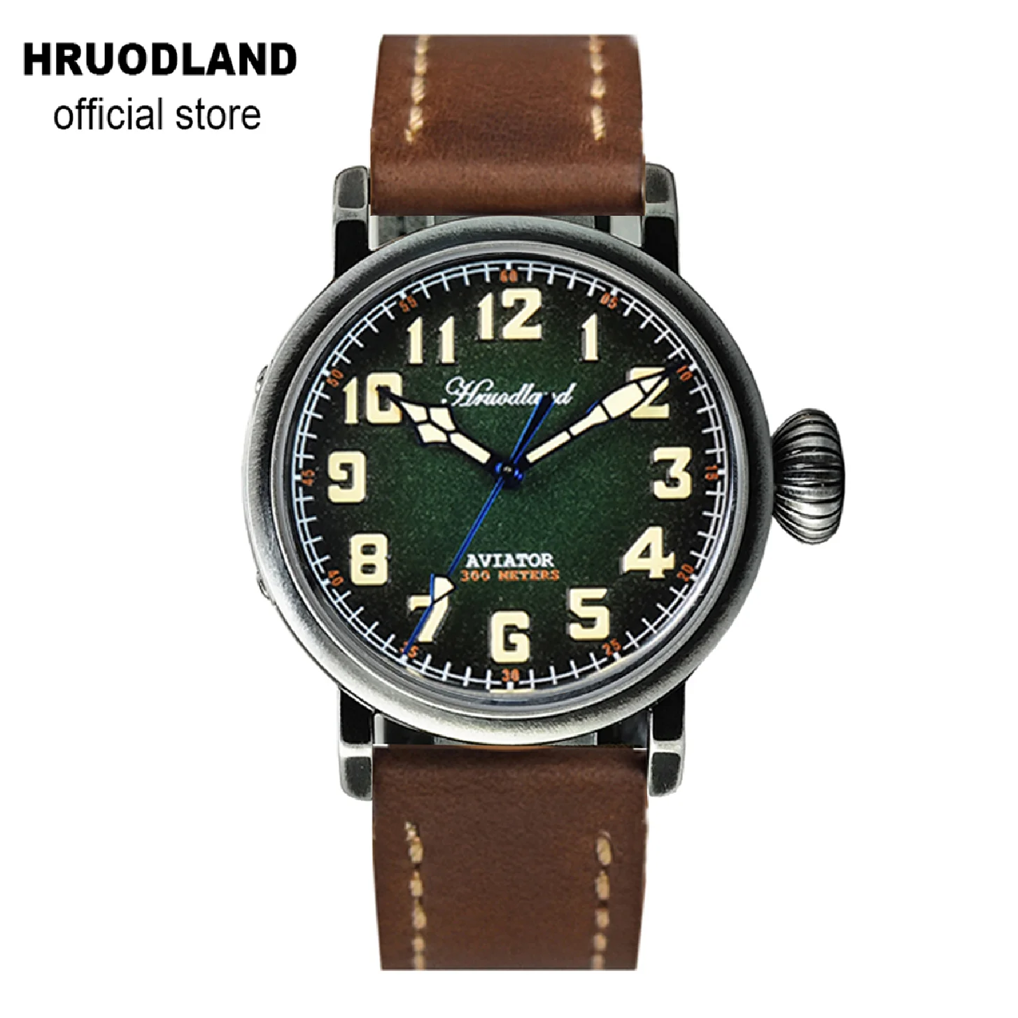 Hruodland Distressed Retro Automatic Pilot Men Watches Sapphire Crystal 300m Waterproof PT5000 Mechanical Wristwatch for Male
Hruodland Distressed Retro Automatic Pilot Men Watches Sapphire Crystal 300m Waterproof PT5000 Mechanical Wristwatch for Male