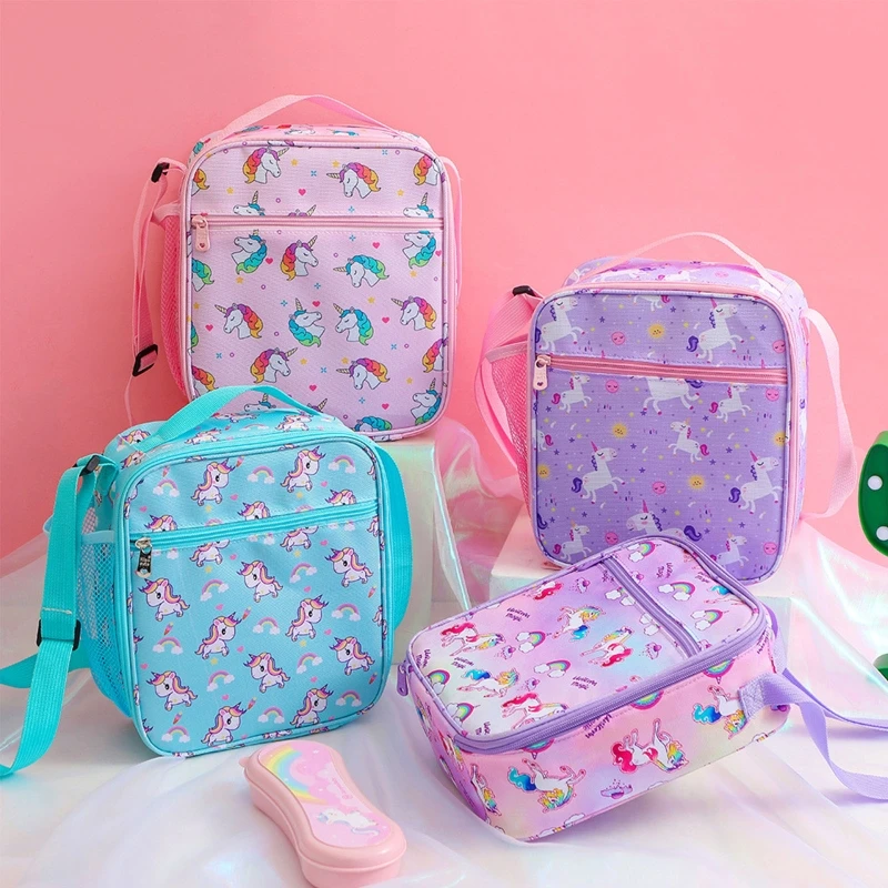 Kids Lunch box Insulated Soft Bag Mini Cooler Pouch Back to School Thermal Shoulder Bag for Girls Boys Students
Kids Lunch box Insulated Soft Bag Mini Cooler Pouch Back to School Thermal Shoulder Bag for Girls Boys Students