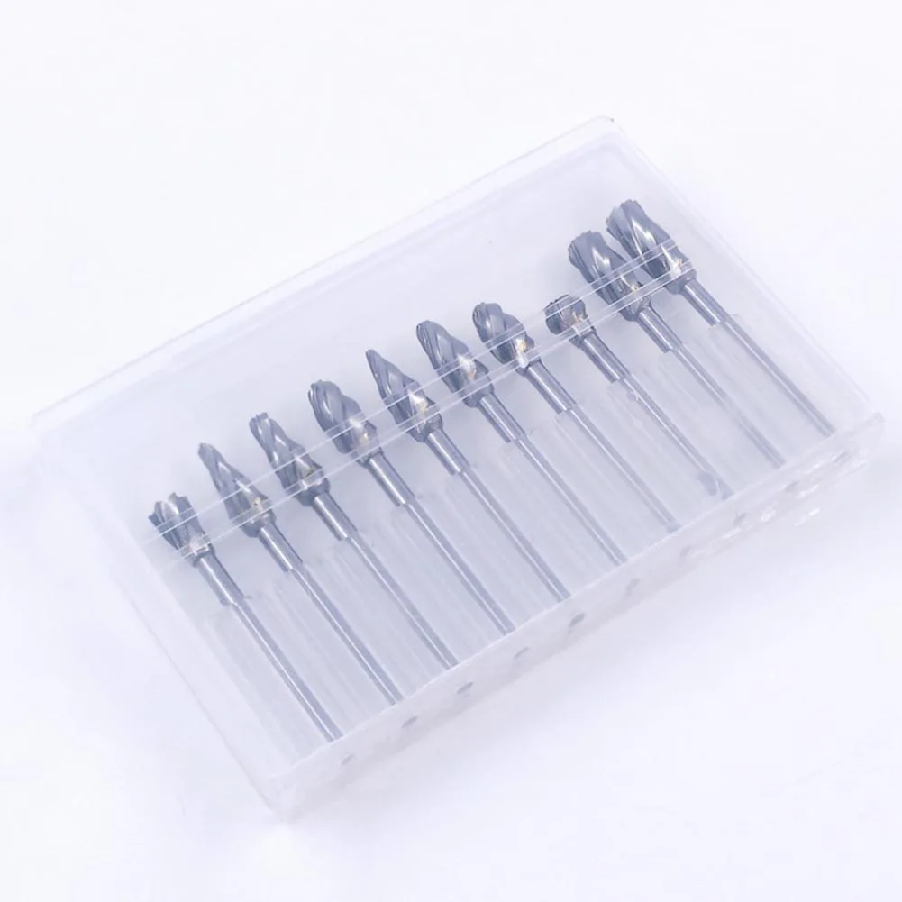 10Pcs/Set 3mm Shank Tungsten Carbide Rotary File Burr Milling Cutter CNC Engraving Abrasive Tools Metalworking Milling Polishing
10Pcs/Set 3mm Shank Tungsten Carbide Rotary File Burr Milling Cutter CNC Engraving Abrasive Tools Metalworking Milling Polishing