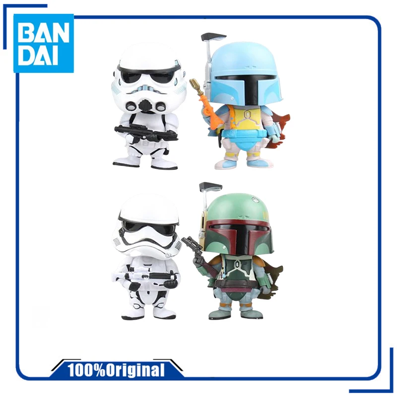 Bandai Original Star Wars Q version shaking his head Star Wars Bounty Hunter Boba Fett Anime Action Figure Model Toys Figures
Bandai Original Star Wars Q version shaking his head Star Wars Bounty Hunter Boba Fett Anime Action Figure Model Toys Figures