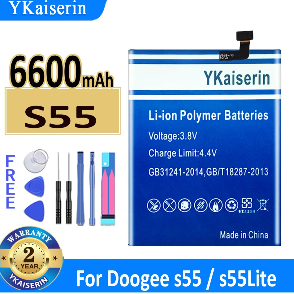 Аккумуляторная батарея ykaisin S 55 6600 мАч Для Doogee S55 / S55Lite S55 Lite S 55 Lite, Новая батарея + код отслеживания
Аккумуляторная батарея ykaisin S 55 6600 мАч Для Doogee S55 / S55Lite S55 Lite S 55 Lite, Новая батарея + код отслеживания
