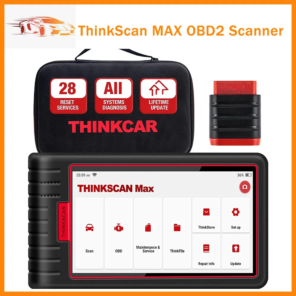Сканер Thinkcar Thinkscan Max 2 OBD2, профессиональный полнофункциональный диагностический инструмент OBD2, можно кодировать ECU, FD Thinkscan Max2
Сканер Thinkcar Thinkscan Max 2 OBD2, профессиональный полнофункциональный диагностический инструмент OBD2, можно кодировать ECU, FD Thinkscan Max2