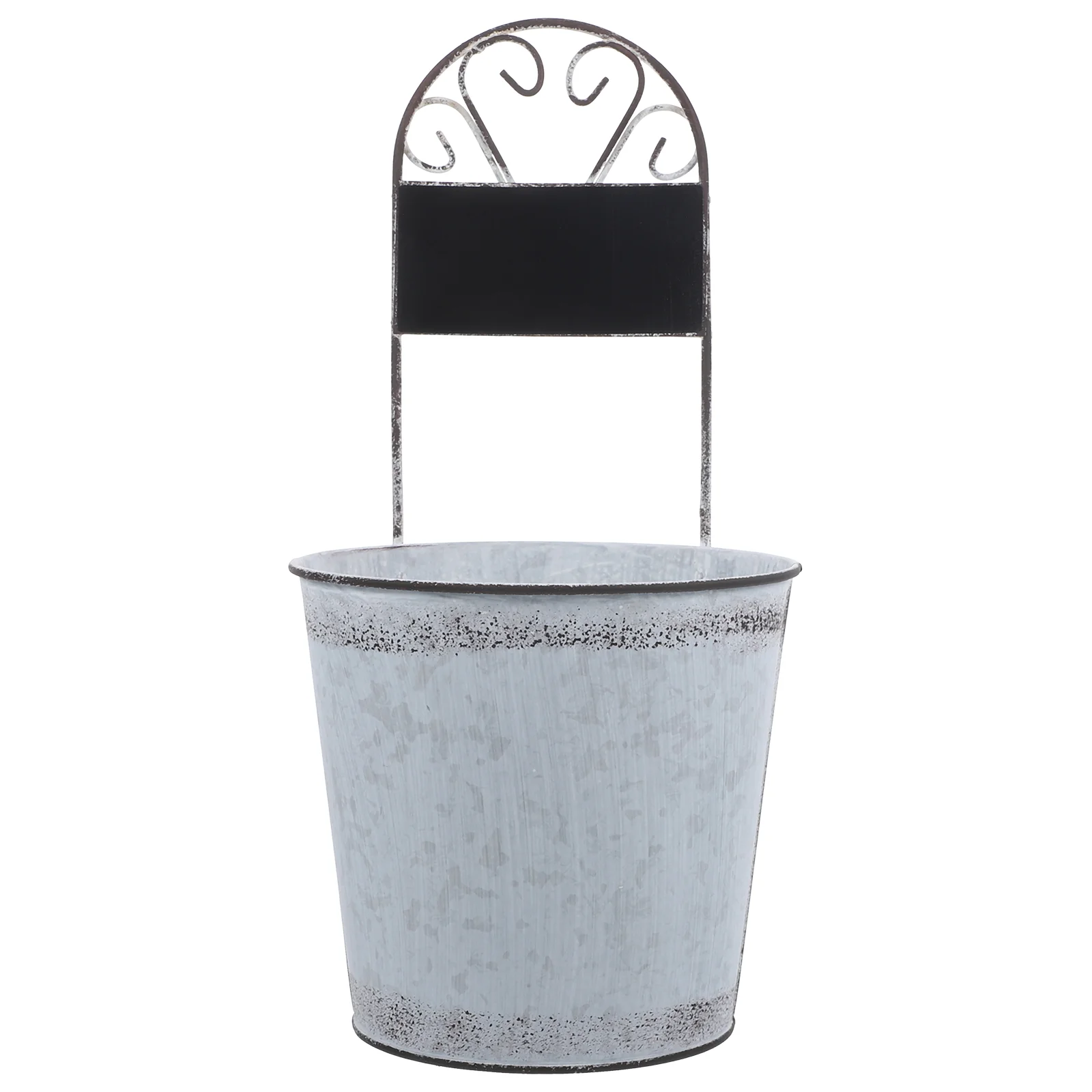 Garden Small Planter Vintage Iron Flower Bucket Retro Flowerpot with Blackboard
Garden Small Planter Vintage Iron Flower Bucket Retro Flowerpot with Blackboard