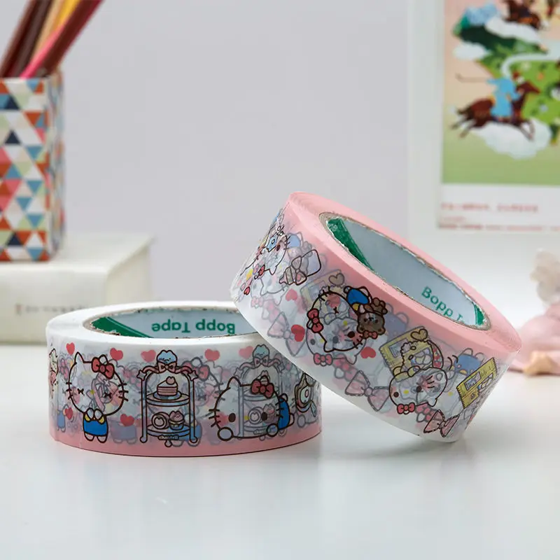 Hellokitty Cartoon Hello Kitty Tape Transparent Powerful Full Box Tape Large Roll 4.5cmx100m
Hellokitty Cartoon Hello Kitty Tape Transparent Powerful Full Box Tape Large Roll 4.5cmx100m