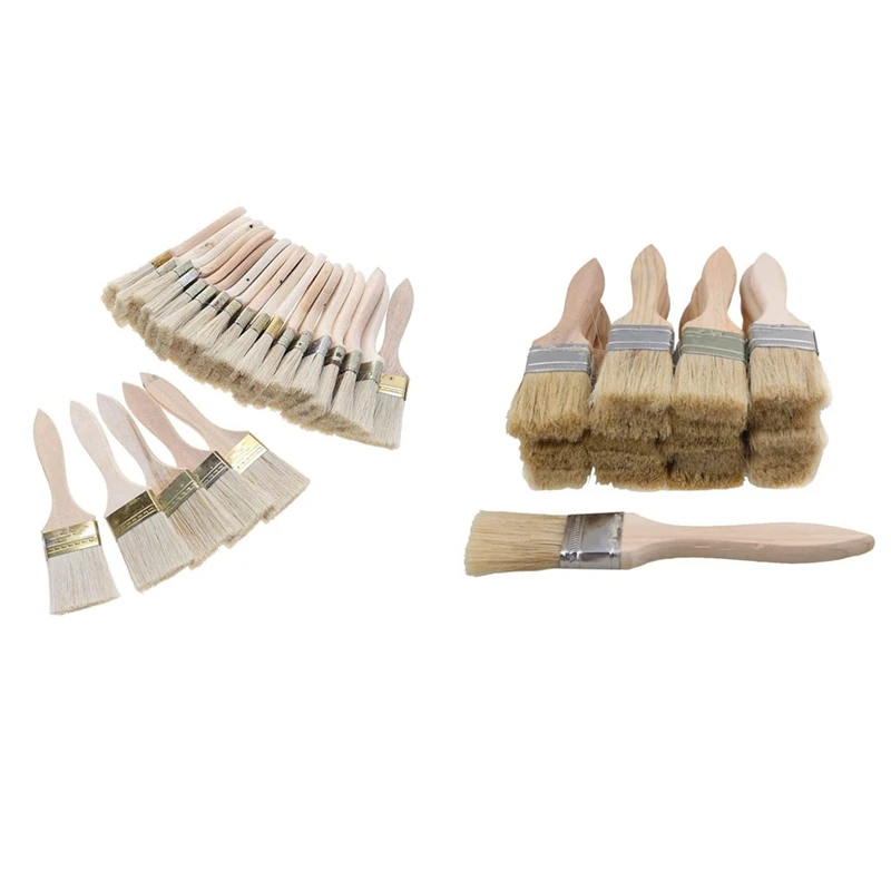 48 Pcs Paint Brushes And Chip Paint Brushes Paint Stains Varnishes Glues And Gesso, 24 Pcs 35Mm & 24 Pcs 48 Mm
48 Pcs Paint Brushes And Chip Paint Brushes Paint Stains Varnishes Glues And Gesso, 24 Pcs 35Mm & 24 Pcs 48 Mm