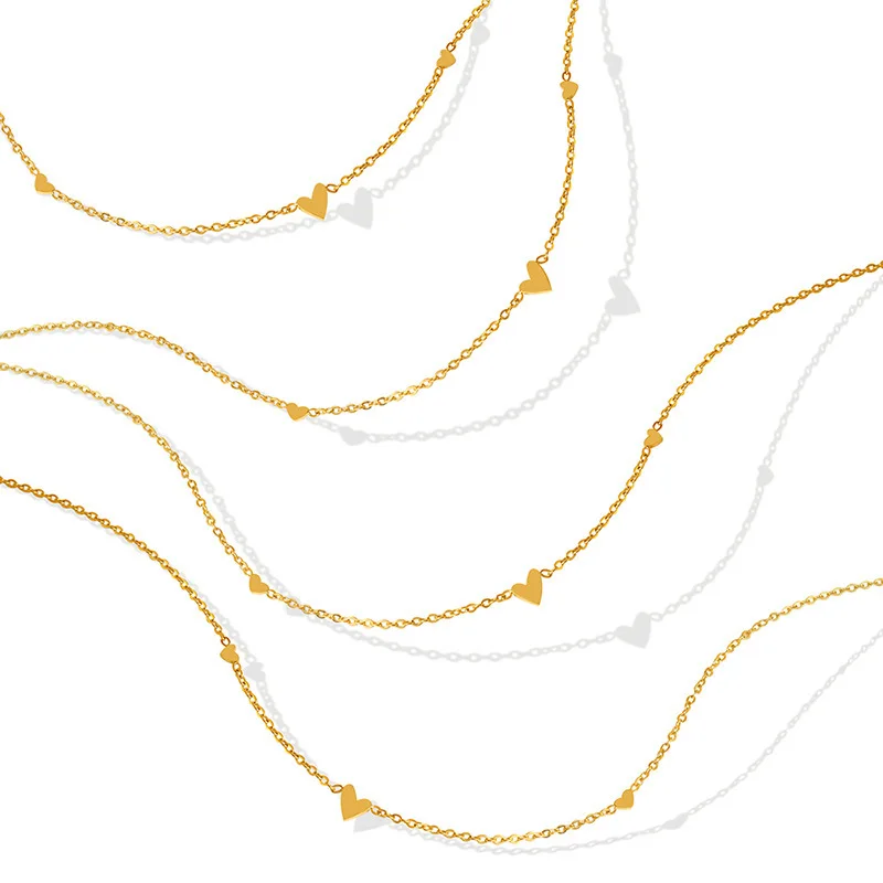 Minimalist Delicate Love Necklace Small Design Sense Titanium Steel Gold-plated Clavicle Chain Individual Accessories Wholesale
Minimalist Delicate Love Necklace Small Design Sense Titanium Steel Gold-plated Clavicle Chain Individual Accessories Wholesale