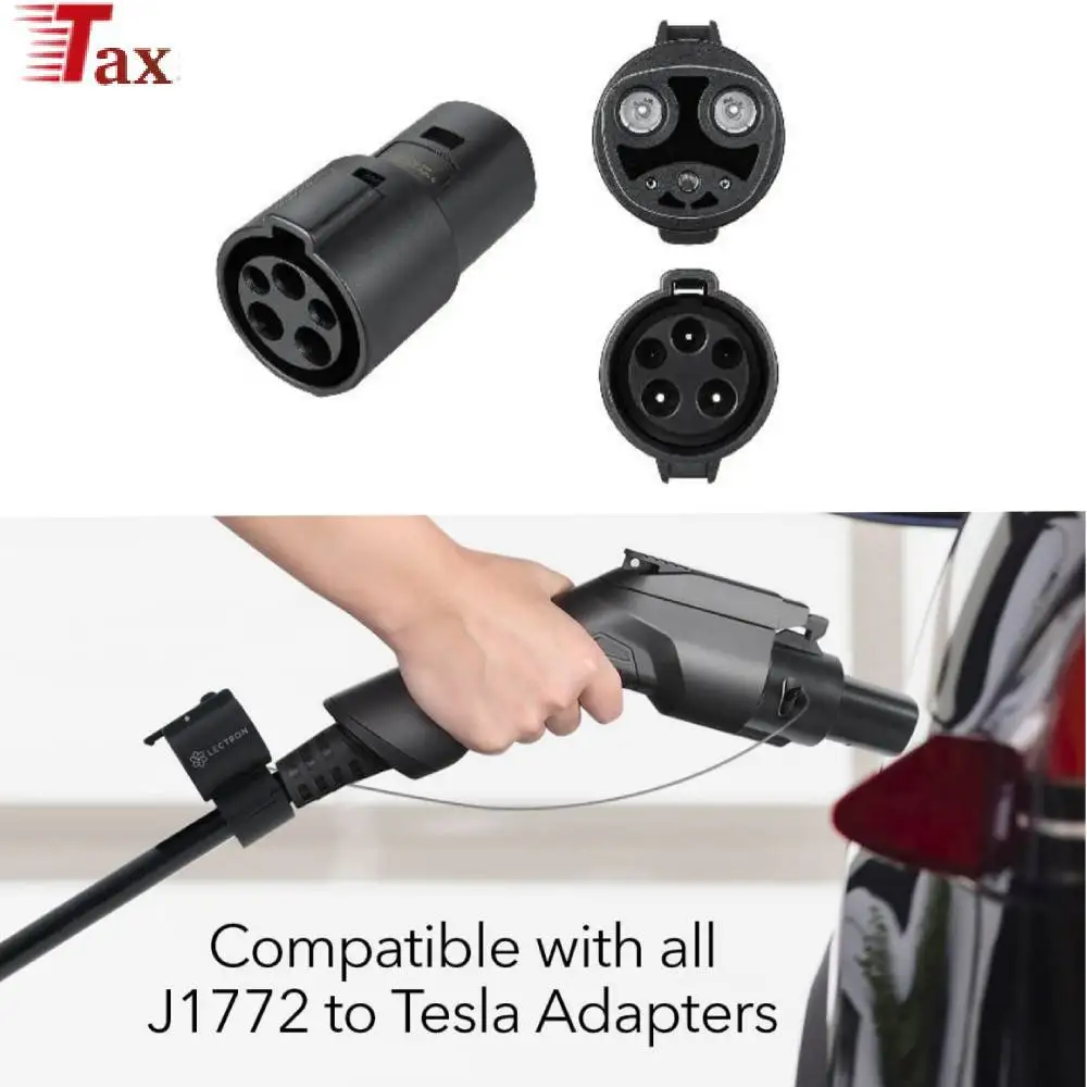 J1772 To Tesla Charging Adapter 60 Amp / 250V AC - Compatible With J1772 Charger For Tesla Model 3 Model S Model X Model Y 
J1772 To Tesla Charging Adapter 60 Amp / 250V AC - Compatible With J1772 Charger For Tesla Model 3 Model S Model X Model Y