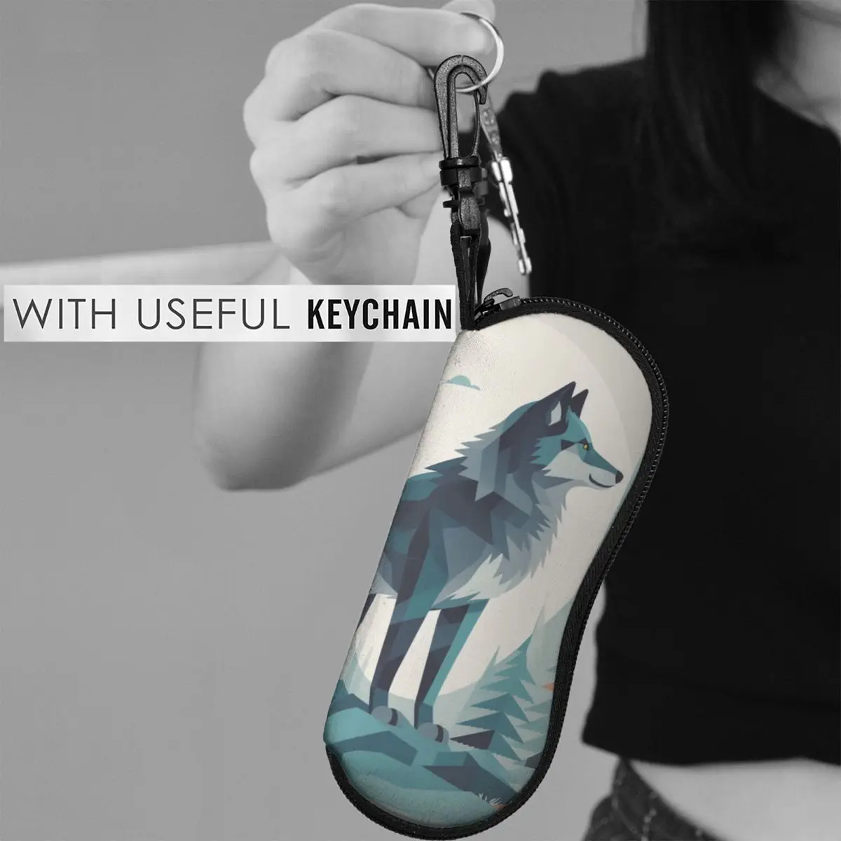 Wolf Glasses Case Vector Flat Animals Illustration style Sunglasses Case Daily Eyewear Box Portable Unisex Eyeglass Cases Cover
Wolf Glasses Case Vector Flat Animals Illustration style Sunglasses Case Daily Eyewear Box Portable Unisex Eyeglass Cases Cover