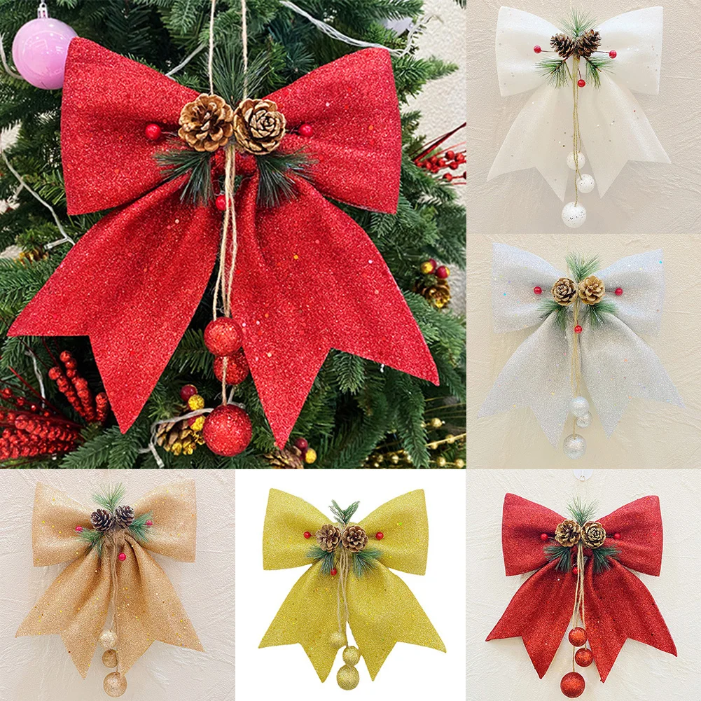 Christmas Bows Snowflake Decorations 2023 Christmas Wreath Bow Xmas Tree Hanging Family Merry Party Decoration Bows 30x25 Cm
Christmas Bows Snowflake Decorations 2023 Christmas Wreath Bow Xmas Tree Hanging Family Merry Party Decoration Bows 30x25 Cm