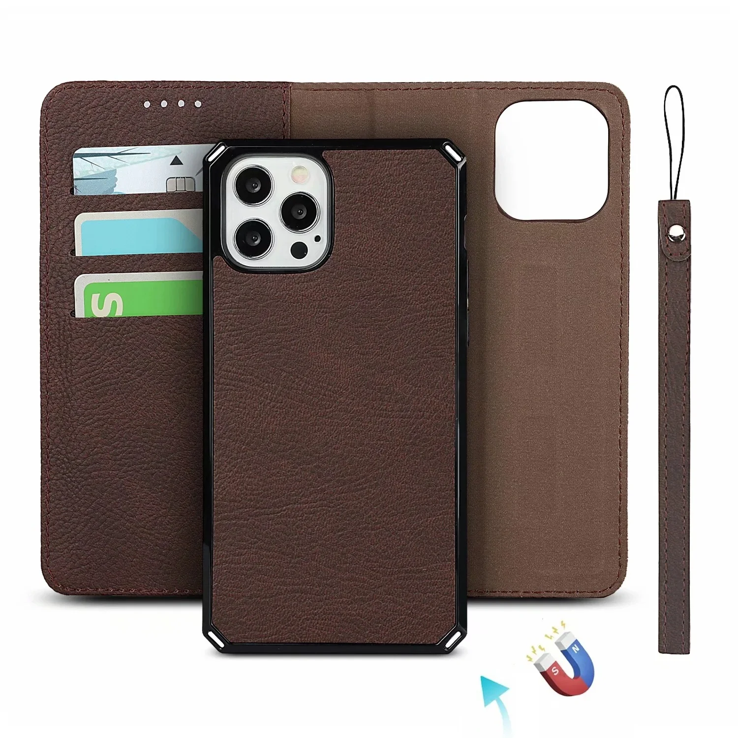 Magnetic Detachable Leather Case for Apple iPhone 12 Pro Max 13 11 XS XR X SE 2020 7 8 Plus Card Slot Wallet Mobile Phone Case
Magnetic Detachable Leather Case for Apple iPhone 12 Pro Max 13 11 XS XR X SE 2020 7 8 Plus Card Slot Wallet Mobile Phone Case