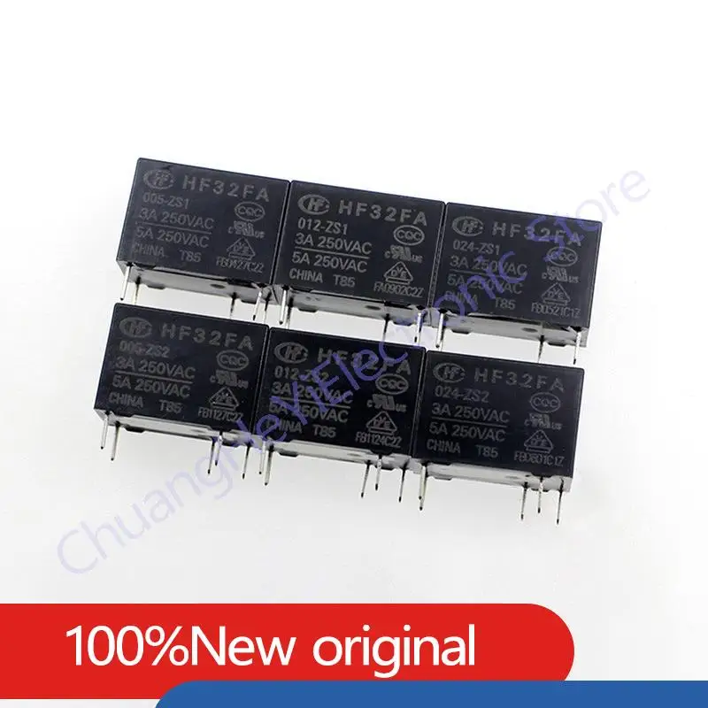 Реле HF32FA JZC-32FA-005 012 024 -ZS1 ZS2, 5 пин, 3 А, реле, новая и оригинальная модель, 5 шт./партия
Реле HF32FA JZC-32FA-005 012 024 -ZS1 ZS2, 5 пин, 3 А, реле, новая и оригинальная модель, 5 шт./партия