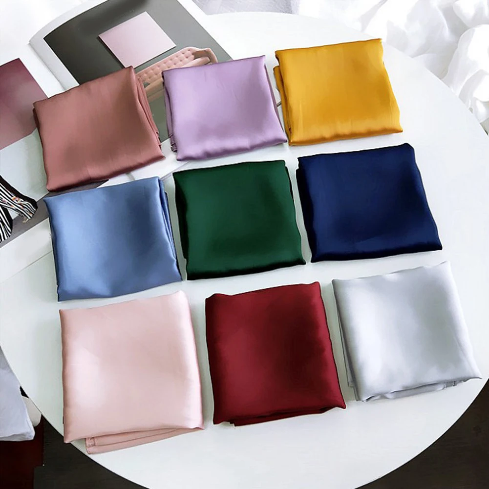 2023 New Fashion Summer Silk Square Scarf Hand Kerchief Female Bandana Solid Color Head Neck Scarves Soft Hair Tie Bands DIY
2023 New Fashion Summer Silk Square Scarf Hand Kerchief Female Bandana Solid Color Head Neck Scarves Soft Hair Tie Bands DIY
