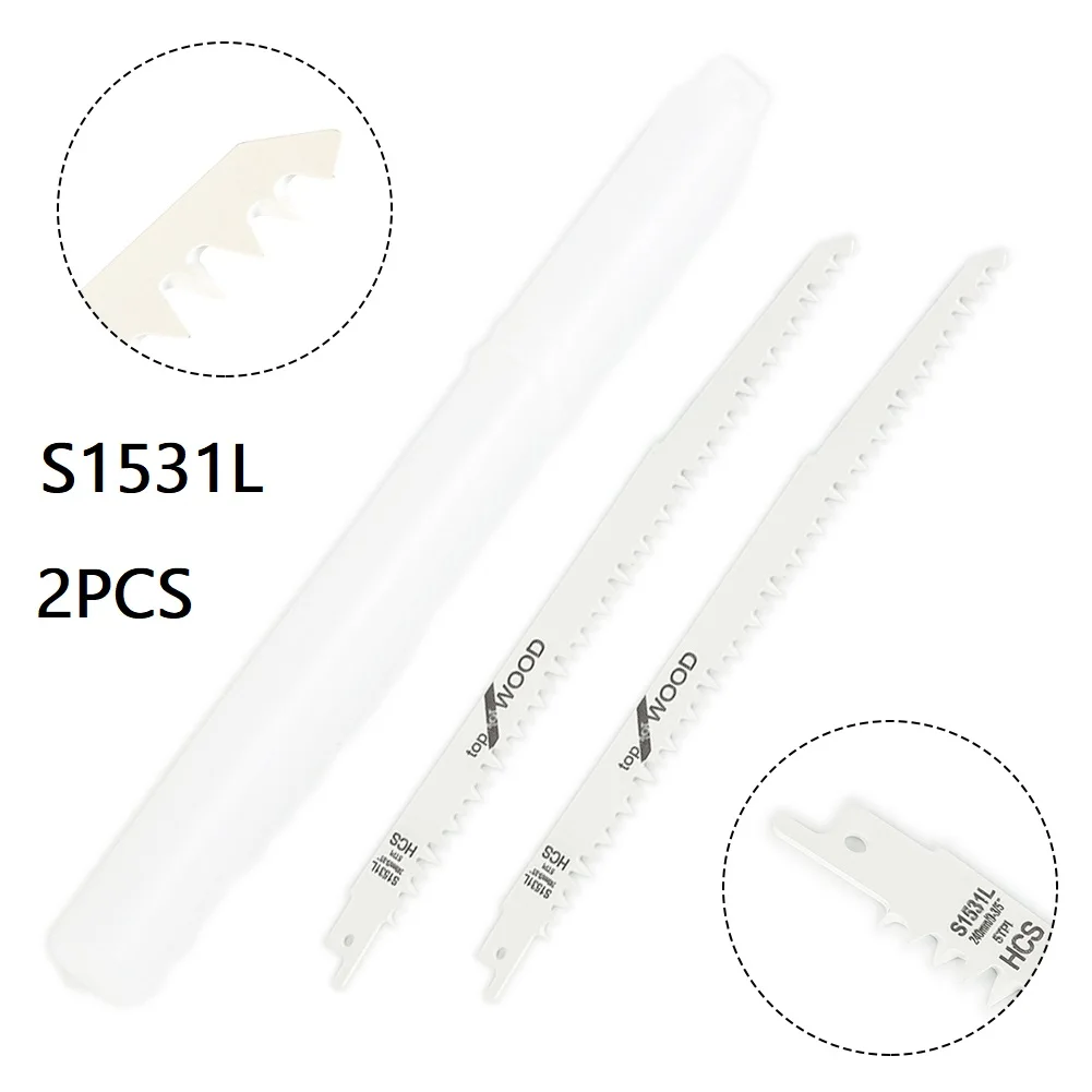 2pcs S1531L Reciprocating Saw Blades 9.5" 240mm Jigsaw Blades For Metal Wood Cutting Saw Power Tool Saw Blade Jig Saw Blades
2pcs S1531L Reciprocating Saw Blades 9.5" 240mm Jigsaw Blades For Metal Wood Cutting Saw Power Tool Saw Blade Jig Saw Blades