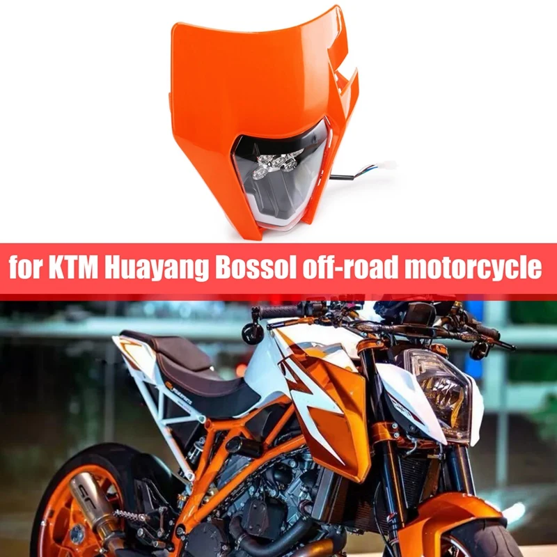BB724 Front Headlight Assembly Headlight Assembly For Front Face LED Headlight Hood For Huayang Bossol Off-Road Motorcycle
BB724 Front Headlight Assembly Headlight Assembly For Front Face LED Headlight Hood For Huayang Bossol Off-Road Motorcycle