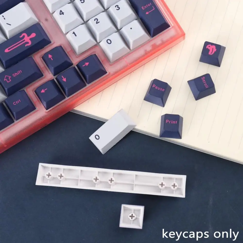 Для Gmk Cojiro Caps белый и синий 129-высокая Сублимация Pbt подходит для 68 // 84 делового цвета Z7a6
Для Gmk Cojiro Caps белый и синий 129-высокая Сублимация Pbt подходит для 68 // 84 делового цвета Z7a6