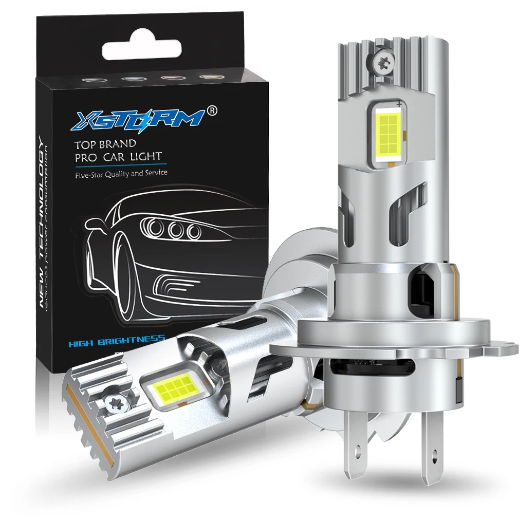 XSTORM H4 H7 Светодиодные фары Canbus Лампа 150 Вт 40000LM Светодиодные лампы 7035 чипов с вентилятором Turbo Lights Автомобильные фары Hi/Low 6500K
XSTORM H4 H7 Светодиодные фары Canbus Лампа 150 Вт 40000LM Светодиодные лампы 7035 чипов с вентилятором Turbo Lights Автомобильные фары Hi/Low 6500K