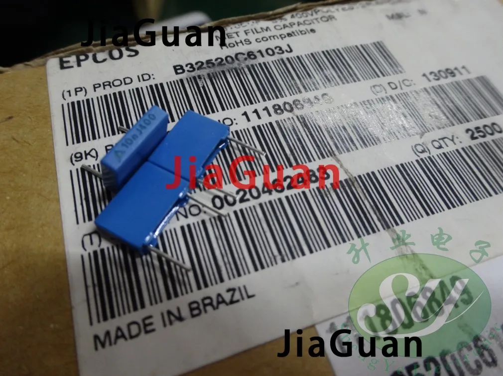 20 шт. новые EPCOS B32520C6103J 0,01 мкФ 400V PCM7.5 103/400V p7.5mm B32520 0,01 мкФ/400v 10nf 103
20 шт. новые EPCOS B32520C6103J 0,01 мкФ 400V PCM7.5 103/400V p7.5mm B32520 0,01 мкФ/400v 10nf 103