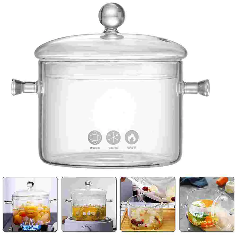 Pot Cooking Pots Clear Stew Saucepan Soup Stovetop Noodle Resistant Kitchen Cover Cookware Noodles Home Instant Potpourri
Pot Cooking Pots Clear Stew Saucepan Soup Stovetop Noodle Resistant Kitchen Cover Cookware Noodles Home Instant Potpourri