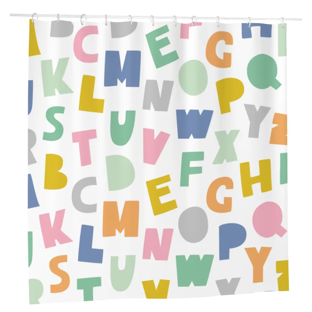 Cute Letters Shower Curtains Graffiti Bathroom Thicken Waterproof Bath Curtain with 12 Hook
Cute Letters Shower Curtains Graffiti Bathroom Thicken Waterproof Bath Curtain with 12 Hook