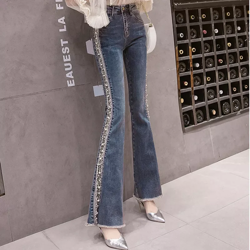 2022NEW Spring Women Embroidery Jeans Solid Elegant Female Flared Wide Killer Legs Pants High Waist Ladies Harajuku Long Trouser
2022NEW Spring Women Embroidery Jeans Solid Elegant Female Flared Wide Killer Legs Pants High Waist Ladies Harajuku Long Trouser