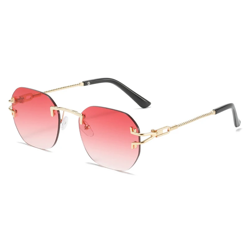Fashion Sunglasses Women Rimless Sun Glasses UV400 Metal Eyewear Spectacles Personality Temples Eyeglasses Outdoor Oculos de sol
Fashion Sunglasses Women Rimless Sun Glasses UV400 Metal Eyewear Spectacles Personality Temples Eyeglasses Outdoor Oculos de sol