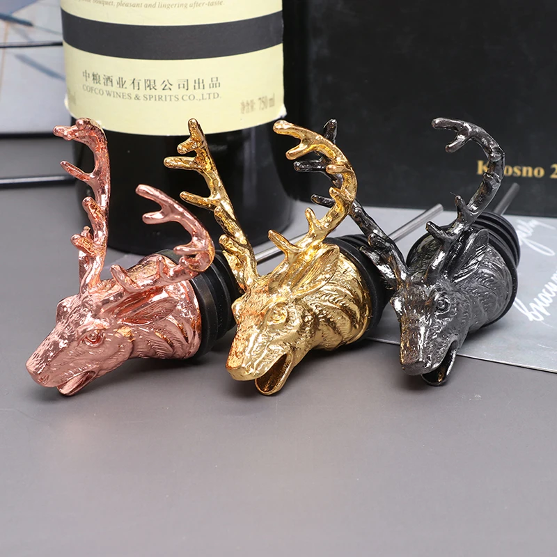 Modern Deer Stag Head Detachable Good Gloss Wine Pourer Unique Wine Bottle Stoppers Wine Aerators Bar Tools Get Together Gift
Modern Deer Stag Head Detachable Good Gloss Wine Pourer Unique Wine Bottle Stoppers Wine Aerators Bar Tools Get Together Gift