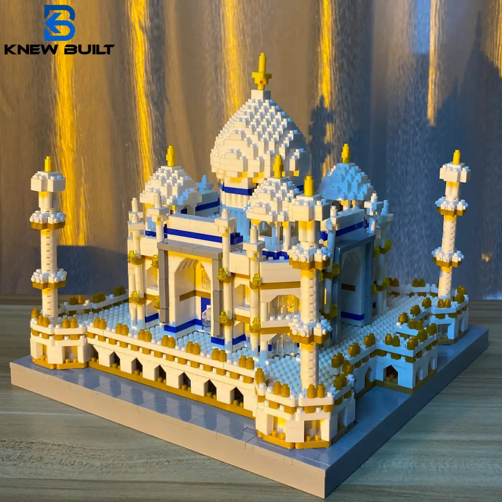 KNEW BUILT Indian Taj Mahal Mini Model Toys Micro Building Blocks for Adults Assemble Decoration City Famous Architecture Bricks
KNEW BUILT Indian Taj Mahal Mini Model Toys Micro Building Blocks for Adults Assemble Decoration City Famous Architecture Bricks