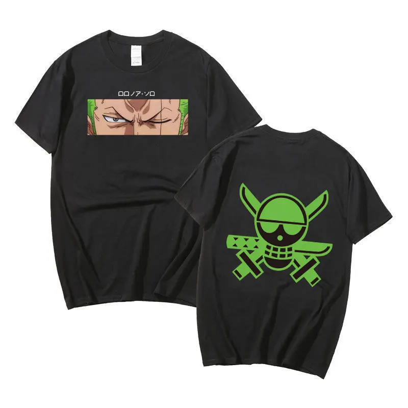 Anime One Piece Zoro Printed Fashion Men's and Women's T-Shirt Tops Short Sleeves Graphic Tee Y2k Aesthetic Tops
Anime One Piece Zoro Printed Fashion Men's and Women's T-Shirt Tops Short Sleeves Graphic Tee Y2k Aesthetic Tops
