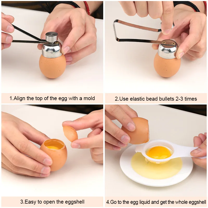 Household Kitchen Eggshell Opener Stainless Steel Manual Eggshell Opener Stainless Steel Manual Eggshell Knocker
Household Kitchen Eggshell Opener Stainless Steel Manual Eggshell Opener Stainless Steel Manual Eggshell Knocker